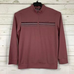 Travis Mathew In The Line Up Quarter Zip Golf Pullover.